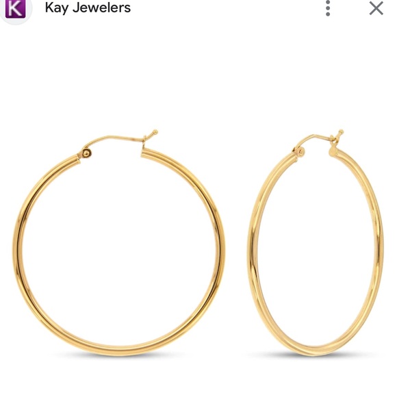 Kay Jewelers Jewelry - 14K Vintage Yellow Gold Hoops 💙💙